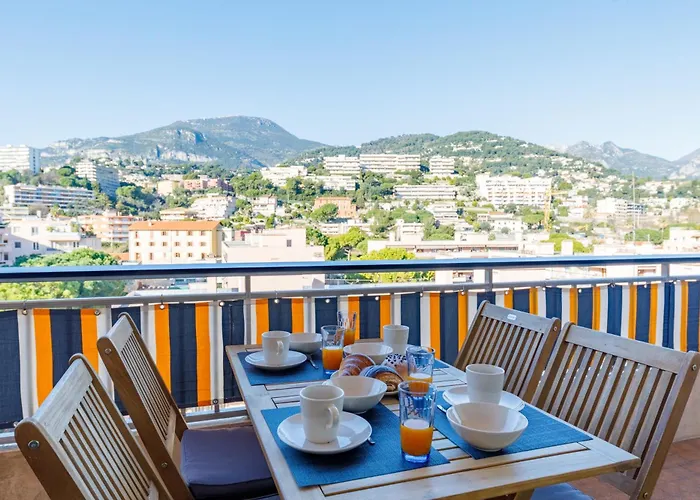La Perle 2P Vue Mer Terrasse 2 Mins Plage Garage Clim