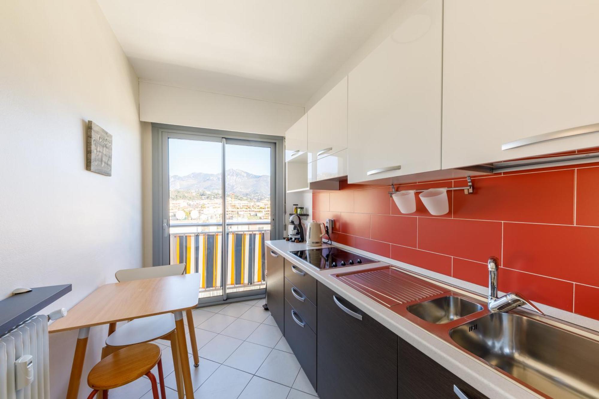 Apartment La Perle 2p Vue Terrasse 2 Mins Garage Clim Roquebrune-Cap-Martin