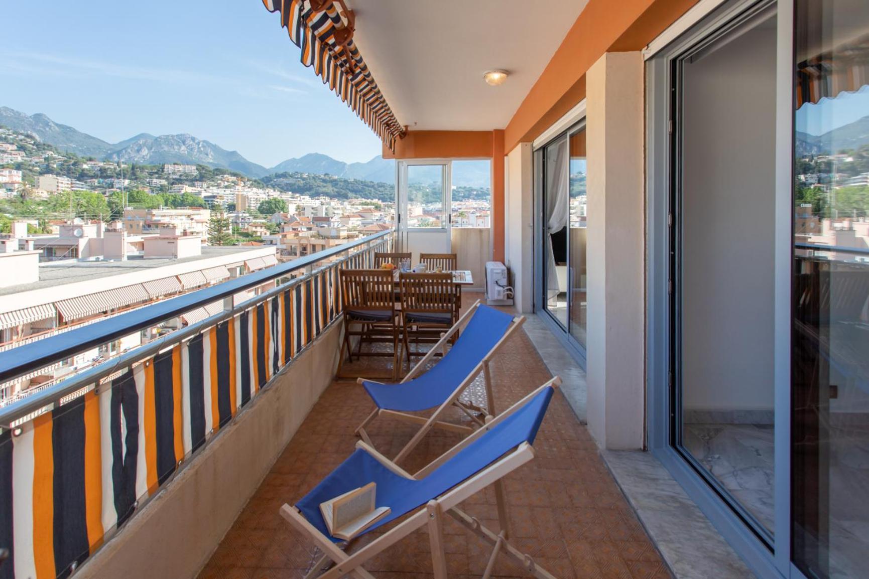 La Perle 2p Vue Terrasse 2 Mins Garage Clim Apartment Roquebrune-Cap-Martin